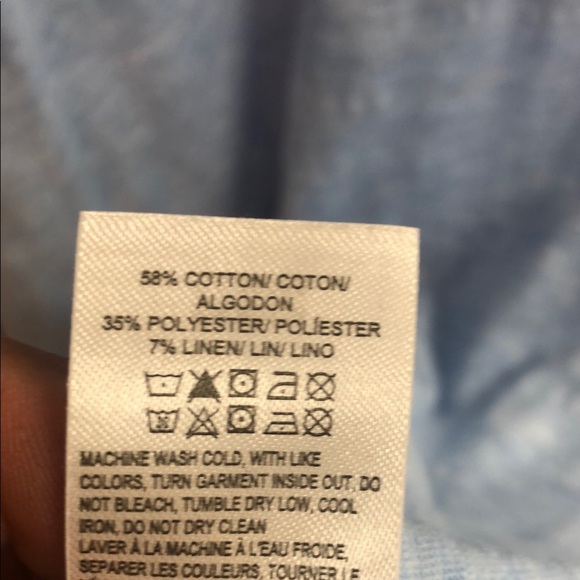 Lucky Brand Blue Short Sleeve Tee Casual Comfort - Picture 6 of 7